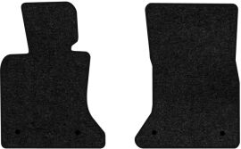 Акція на Ворсові килимки EVAtech Standard в салон авто для BMW 5 Series (F11)  Restyling Mechanical seats 2013-2017 6 покоління Combi EU Чорний кант від Rozetka