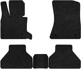 Акція на Ворсові килимки EVAtech Premium в салон авто для BMW X5 (E70) (open threshold) 2006-2013 2 покоління SUV USA Чорний кант від Rozetka