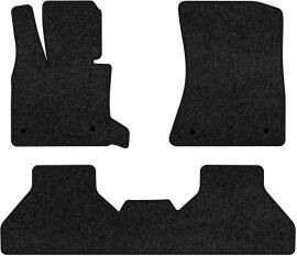 Акція на Ворсові килимки EVAtech Premium в салон авто для BMW X5 (E70) (open threshold) 2006-2013 2 покоління SUV USA Чорний кант від Rozetka