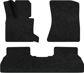 Акція на Ворсові килимки EVAtech Premium в салон авто для BMW X5 (E70) (closed threshold) 2006-2013 2 покоління SUV USA Чорний кант від Rozetka