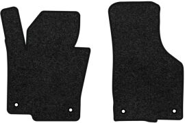 Акція на Ворсові килимки EVAtech Premium в салон авто для Volkswagen Passat (B6) (without armrest) 2005-2010 6 покоління Sedan EU Чорний кант від Rozetka