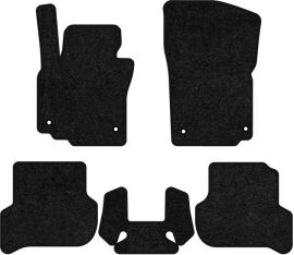 Акція на Ворсові килимки EVAtech Standard в салон авто для Volkswagen Cross Golf 2006-2010 1 покоління Htb EU Чорний кант від Rozetka