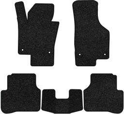 Акція на Ворсові килимки EVAtech Premium в салон авто для Volkswagen Passat (B6) (without armrest) 2005-2010 6 покоління Combi EU Чорний кант від Rozetka