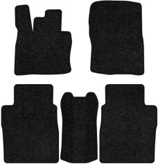 Акція на Ворсові килимки EVAtech Standard в салон авто для Honda Civic (FN) 3-doors MT 2005-2012 8 покоління Htb EU Чорний кант від Rozetka