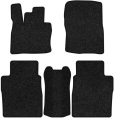 Акція на Ворсові килимки EVAtech Premium в салон авто для Honda Civic (FN) 3-doors MT 2005-2012 8 покоління Htb EU Чорний кант від Rozetka