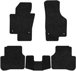 Акція на Ворсові килимки EVAtech Premium в салон авто для Volkswagen Passat (B6) (without armrest) 2005-2010 6 покоління Combi EU Чорний кант від Rozetka