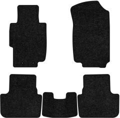 Акція на Ворсові килимки EVAtech Standard в салон авто для Honda Accord AT (Electric seats) 2003-2008 7 покоління Combi EU Чорний кант від Rozetka