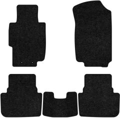 Акція на Ворсові килимки EVAtech Standard в салон авто для Honda Accord AT (Mechanical seats) 2003-2008 7 покоління Sedan EU Чорний кант від Rozetka