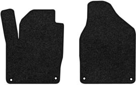 Акція на Ворсові килимки EVAtech Premium в салон авто для Seat Alhambra (7M) 1996-2010 1 покоління Minivan EU Чорний кант від Rozetka