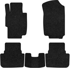 Акція на Ворсові килимки EVAtech Premium в салон авто для Honda Accord AT (Mechanical seats) 2003-2008 7 покоління Sedan EU Чорний кант від Rozetka