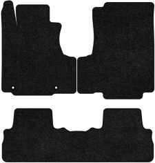 Акція на Ворсові килимки EVAtech Standard в салон авто для Honda CR-V (with armrest) 2007-2012 3 покоління SUV EU Чорний кант від Rozetka