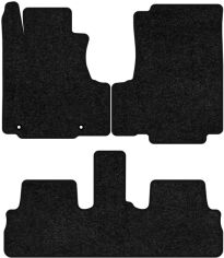 Акція на Ворсові килимки EVAtech Standard в салон авто для Honda CR-V (without armrest) 2007-2012 3 покоління SUV USA Чорний кант від Rozetka