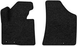 Акція на Ворсові килимки EVAtech Premium в салон авто для Hyundai Santa FE (CM) Restyling (Floor Gas Pedal) 5 seats 2010-2012 2 покоління SUV USA Чорний кант від Rozetka