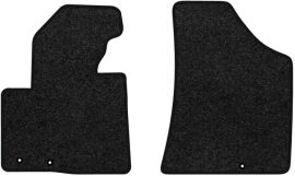 Акція на Ворсові килимки EVAtech Premium в салон авто для Hyundai Santa FE (CM) Restyling (Floor Gas Pedal) 5 seats 2010-2012 2 покоління SUV USA Чорний кант від Rozetka