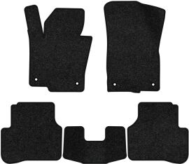Акція на Ворсові килимки EVAtech Premium в салон авто для Volkswagen Passat (B6) (without armrest) 2005-2010 6 покоління Sedan EU Чорний кант від Rozetka