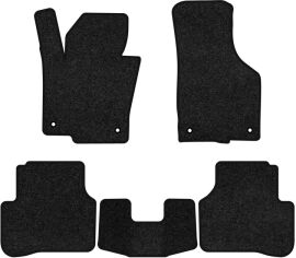 Акція на Ворсові килимки EVAtech Premium в салон авто для Volkswagen Passat (B6) (without armrest) 2005-2010 6 покоління Combi EU Чорний кант від Rozetka