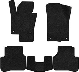 Акція на Ворсові килимки EVAtech Premium в салон авто для Volkswagen Passat (B6) (without armrest) 2005-2010 6 покоління Combi EU Чорний кант від Rozetka