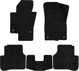 Акція на Ворсові килимки EVAtech Standard в салон авто для Volkswagen Passat (B6) (without armrest) 2005-2010 6 покоління Sedan EU Чорний кант від Rozetka