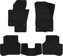 Акція на Ворсові килимки EVAtech Premium в салон авто для Volkswagen Passat (B6) (without armrest) 2005-2010 6 покоління Sedan EU Чорний кант від Rozetka