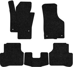 Акція на Ворсові килимки EVAtech Standard в салон авто для Volkswagen Passat (B6) (without armrest) 2005-2010 6 покоління Combi EU Чорний кант від Rozetka