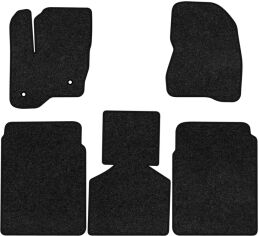 Акція на Ворсові килимки EVAtech Premium в салон авто для Ford Flex 6 seats 2009-2019 1 покоління SUV USA Чорний кант від Rozetka
