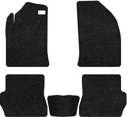 Акція на Ворсові килимки EVAtech Premium в салон авто для Ford Fusion 2002-2012 1 покоління Sedan USA Чорний кант від Rozetka