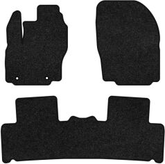 Акція на Ворсові килимки EVAtech Premium в салон авто для Ford S-Max MT 2006-2014 1 покоління Minivan EU Чорний кант від Rozetka