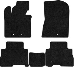 Акція на Ворсові килимки EVAtech Standard в салон авто для Kia Sorento (XM) 7 seats Restyling 2012-2014 2 покоління SUV USA Чорний кант від Rozetka
