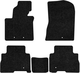 Акція на Ворсові килимки EVAtech Standard в салон авто для Kia Sorento (XM) 7 seats Restyling 2012-2014 2 покоління SUV USA Чорний кант від Rozetka