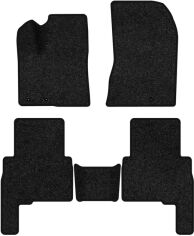 Акція на Ворсові килимки EVAtech Premium в салон авто для Kia Sorento (XM) (Hinged Gas Pedal) 5 seats 2009-2012 2 покоління SUV EU Чорний кант від Rozetka
