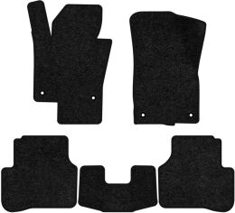 Акція на Ворсові килимки EVAtech Standard в салон авто для Volkswagen Passat (B6) (without armrest) 2005-2010 6 покоління Sedan EU Чорний кант від Rozetka