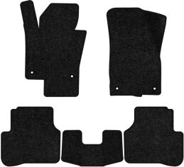 Акція на Ворсові килимки EVAtech Standard в салон авто для Volkswagen Passat (B6) (without armrest) 2005-2010 6 покоління Combi EU Чорний кант від Rozetka
