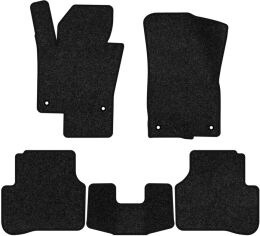 Акція на Ворсові килимки EVAtech Premium в салон авто для Volkswagen Passat (B6) (without armrest) 2005-2010 6 покоління Sedan EU Чорний кант від Rozetka