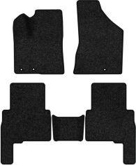 Акція на Ворсові килимки EVAtech Premium в салон авто для Kia Sorento (XM) (Hinged Gas Pedal) 5 seats 2009-2012 2 покоління SUV EU Чорний кант від Rozetka