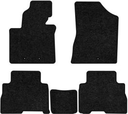 Акція на Ворсові килимки EVAtech Standard в салон авто для Kia Sorento (XM) 7 seats Restyling 2012-2014 2 покоління SUV Korea Чорний кант від Rozetka
