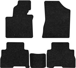 Акція на Ворсові килимки EVAtech Premium в салон авто для Kia Sorento (XM) 7 seats Restyling 2012-2014 2 покоління SUV Korea Чорний кант від Rozetka