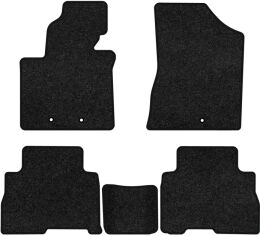 Акція на Ворсові килимки EVAtech Premium в салон авто для Kia Sorento (XM) 7 seats Restyling 2012-2014 2 покоління SUV EU Чорний кант від Rozetka