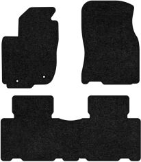 Акція на Ворсові килимки EVAtech Standard в салон авто для Toyota RAV4 (XA40) (closed threshold) 2013-2016 4 покоління SUV USA Чорний кант від Rozetka