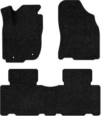 Акція на Ворсові килимки EVAtech Standard в салон авто для Toyota RAV4 (XA40) (closed threshold) 2013-2016 4 покоління SUV USA Чорний кант від Rozetka