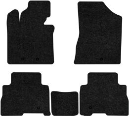 Акція на Ворсові килимки EVAtech Standard в салон авто для Kia Sorento (XM) 7 seats Restyling 2012-2014 2 покоління SUV USA Чорний кант від Rozetka