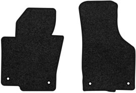 Акція на Ворсові килимки EVAtech Premium в салон авто для Volkswagen Passat (B6) (without armrest) 2005-2010 6 покоління Sedan EU Чорний кант від Rozetka