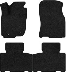 Акція на Ворсові килимки EVAtech Premium в салон авто для Toyota RAV4 (XA40) (closed threshold) 2013-2016 4 покоління SUV USA Чорний кант від Rozetka