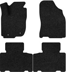 Акція на Ворсові килимки EVAtech Premium в салон авто для Toyota RAV4 (XA40) (closed threshold) 2013-2016 4 покоління SUV USA Чорний кант від Rozetka