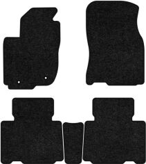 Акція на Ворсові килимки EVAtech Standard в салон авто для Toyota RAV4 (XA40) (closed threshold) 2013-2016 4 покоління SUV USA Чорний кант від Rozetka