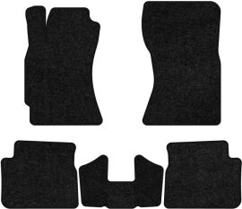 Акція на Ворсові килимки EVAtech Standard в салон авто для Subaru Forester (SH) 2008-2013 3 покоління SUV USA Чорний кант від Rozetka