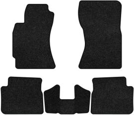 Акція на Ворсові килимки EVAtech Premium в салон авто для Subaru Forester (SH) 2008-2013 3 покоління SUV USA Чорний кант від Rozetka