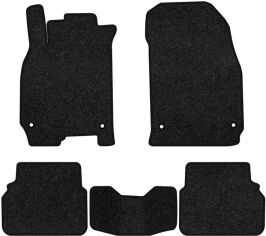 Акція на Ворсові килимки EVAtech Premium в салон авто для Saab 9-3 (YS3F) Restyling MT (glass breaker cutout) 2007-2013 2 покоління Combi EU Чорний кант від Rozetka