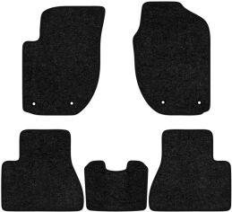 Акція на Ворсові килимки EVAtech Standard в салон авто для Land Rover Freelander (L314) 3-doors (with rest pedal) 1997-2006 1 покоління SUV EU Чорний кант від Rozetka