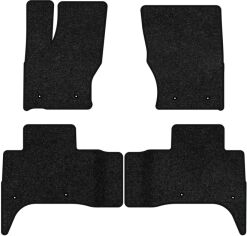 Акція на Ворсові килимки EVAtech Premium в салон авто для Land Rover Range Rover Sport (L494) 2013-2022 2 покоління SUV EU Чорний кант від Rozetka