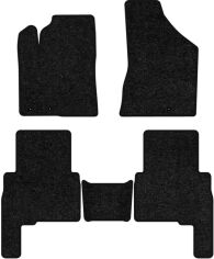 Акція на Ворсові килимки EVAtech Standard в салон авто для Kia Sorento (XM) (Hinged Gas Pedal) 5 seats 2009-2012 2 покоління SUV EU Чорний кант від Rozetka